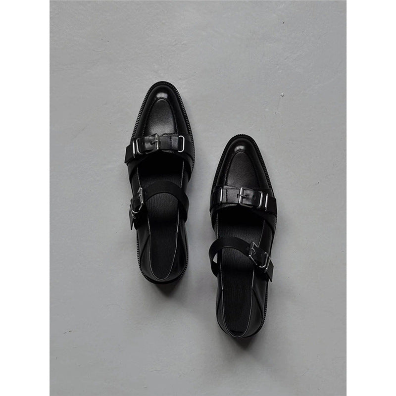 Damen elegante Slingback Schuhe R&B