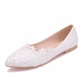 Damen Elegante Ballerinas mit filigraner Blumenstickerei R&B