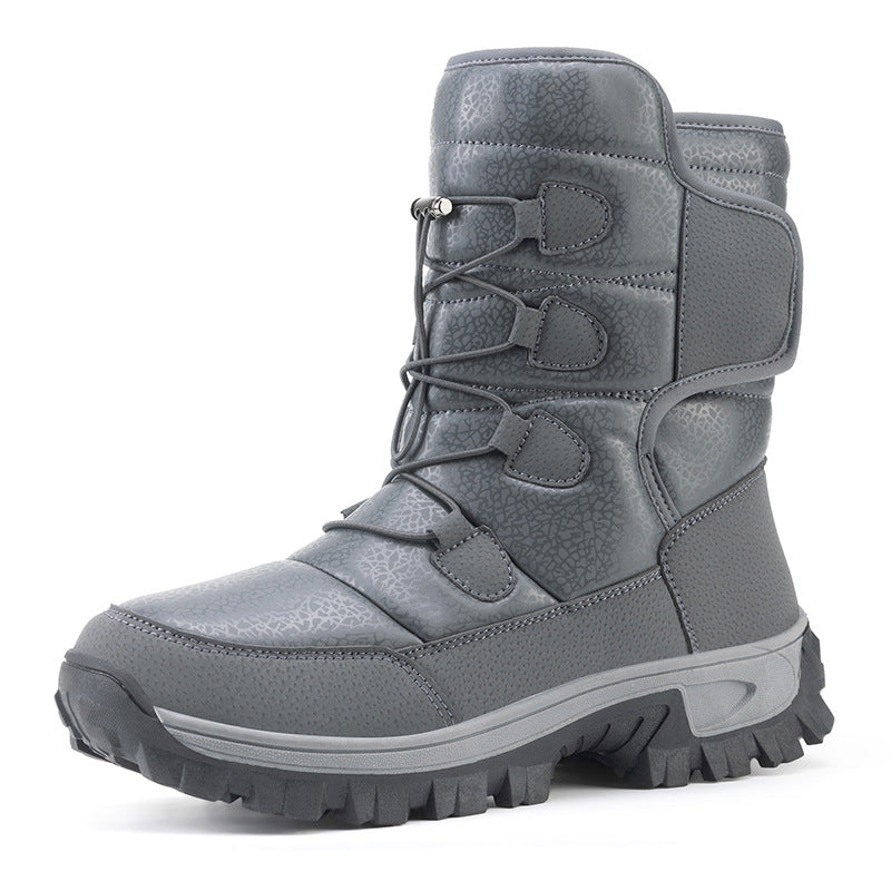 Herren Winterstiefel mit isolierender Fütterung und rutschfester Sohle R&B