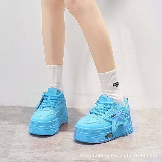 Damen Sportliche Sneakers mit modischem Sternen-Motiv und innovativer Dämpfung R&B