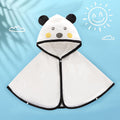 Unisex nan kids wasserdichter Kapuzen-Panda-Regenponcho mit Ohr-Kapuze und Druckknopfverschluss R&B