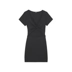 Damen Knot Kleid Mini