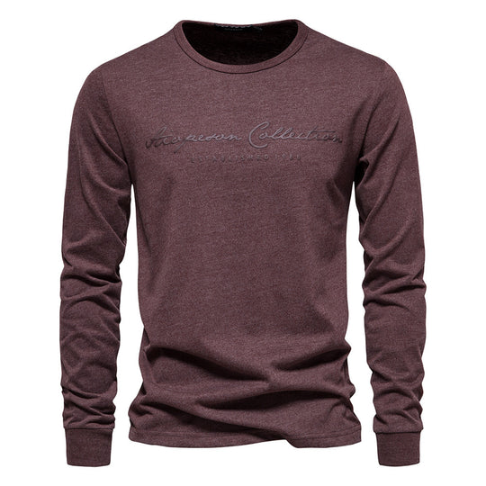 Herren Langarmshirt mit zeitgemäßer Schriftzug R&B