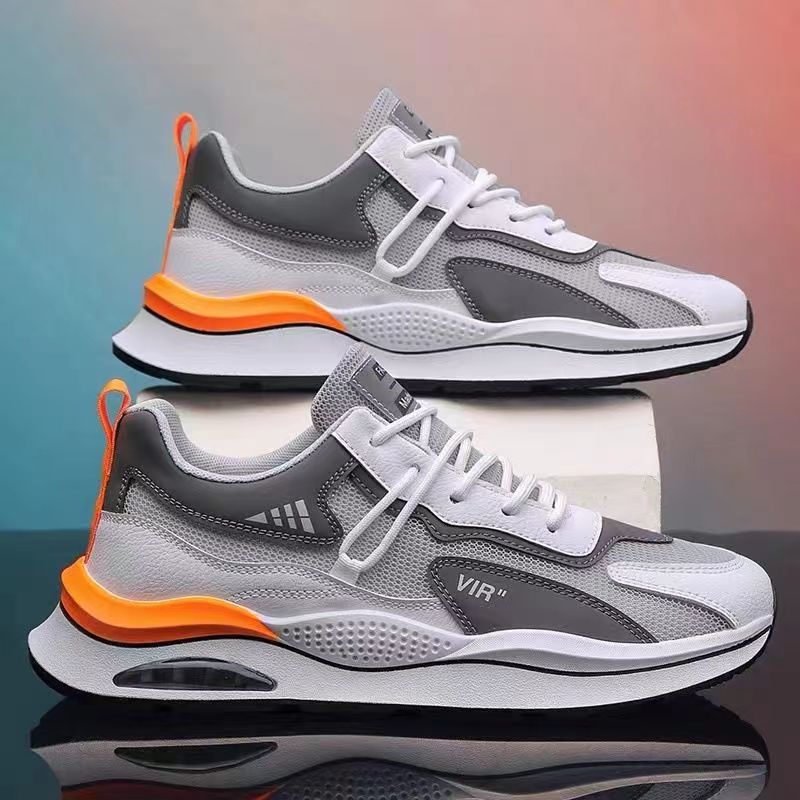 Damen Modische Sneakers mit atmungsaktiven Mesh-Einsätzen und stoßdämpfender Sohle R&B