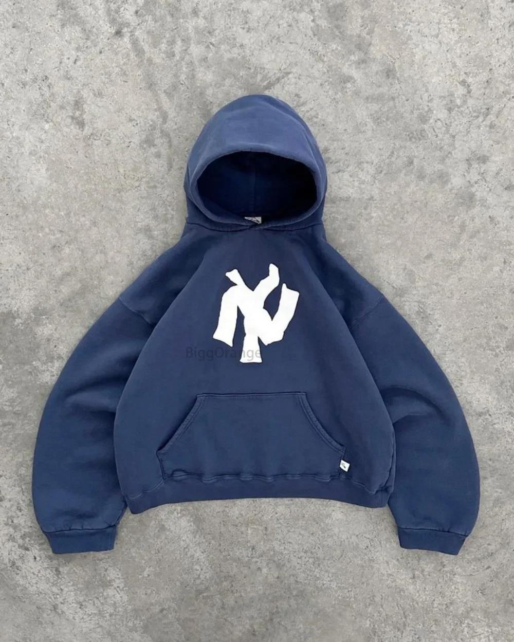 Damen lässiger Sweatshirt mit oversized Passform und großen Kapuze R&B