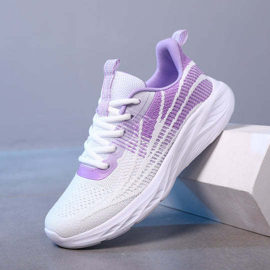 Damen Sportliche Freizeitschuhe mit atmungsaktiver Oberflächenstruktur und weicher Dämpfung R&B