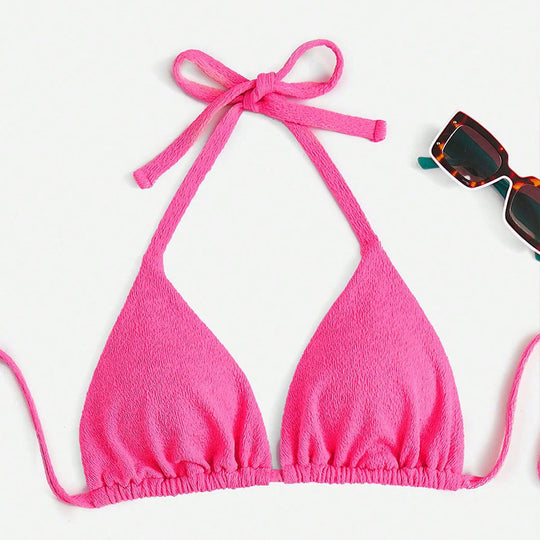 Damen Triangel-Bikinioberteil mit hochwertiger Struktur R&B