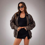 Damen lässige Oversize jacke R&B