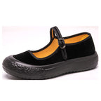 Damen Bequeme Riemchen-Schuhe mit rutschfester Sohle R&B