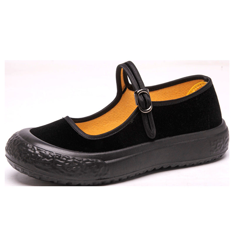 Damen Bequeme Riemchen-Schuhe mit rutschfester Sohle R&B