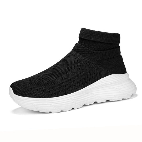 Damen Hohe Stricksneaker mit komfortablem Fußbett und atmungsaktivem Obermaterial R&B
