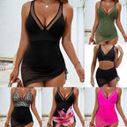Damen Bikini-Set mit raffiniertem Wickeldetail und sexy Unterrock R&B