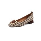 Damen Ballerina-Schuhe mit modischem Riemchen und eleganter Schnalle R&B