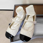 Damen Ballerinas mit Riemen und gepolsterter Innensohle R&B