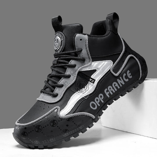 Damen Trendige High-Top Sneakers mit rutschfester Sohle und atmungsaktivem Obermaterial R&B