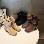 Damen Weiche und lässige Stiefeletten mit bequemem Schaft und rutschfester Sohle R&B