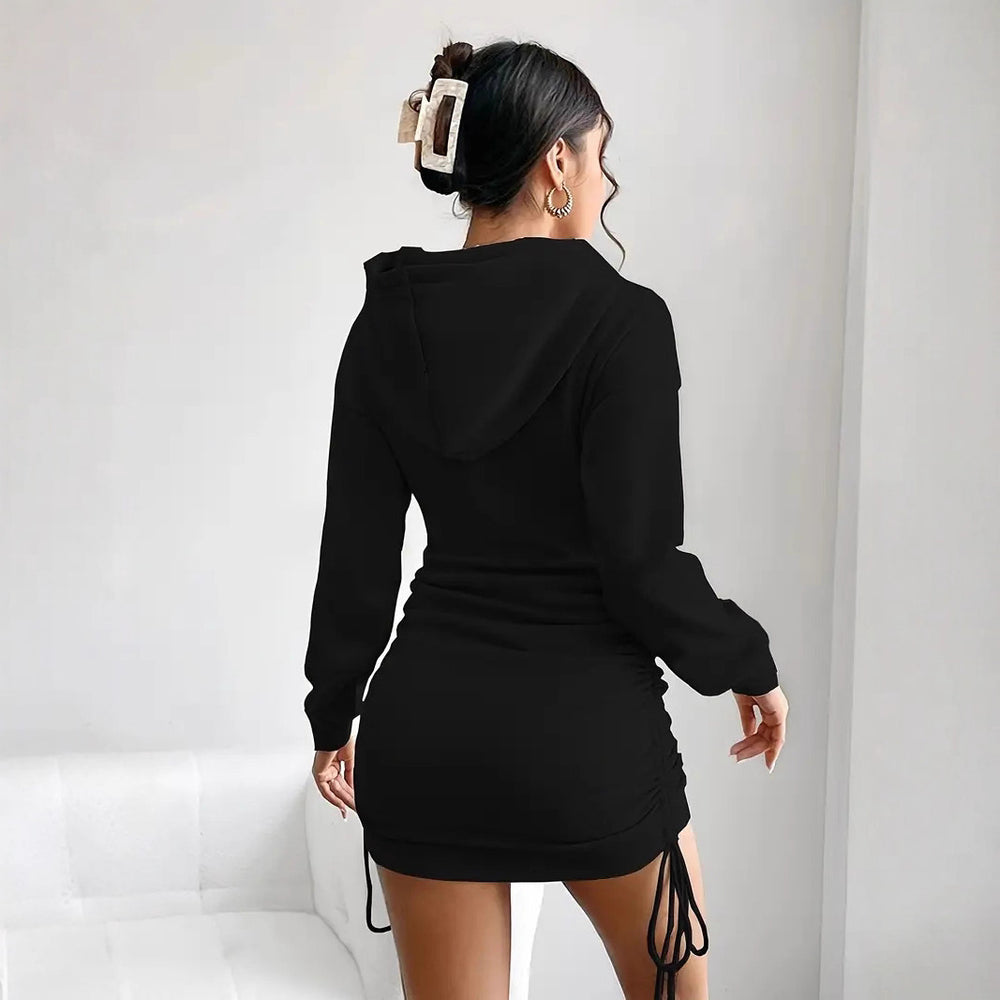 Damen Hoodie-Kleid R&B