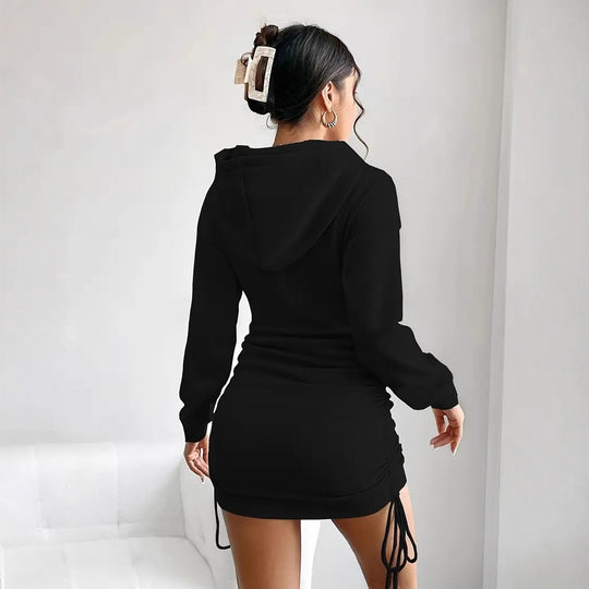 Damen Hoodie-Kleid R&B