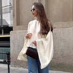 Damen Oversized Sweatshirt mit weitem Schnitt und eleganten Ärmeln R&B