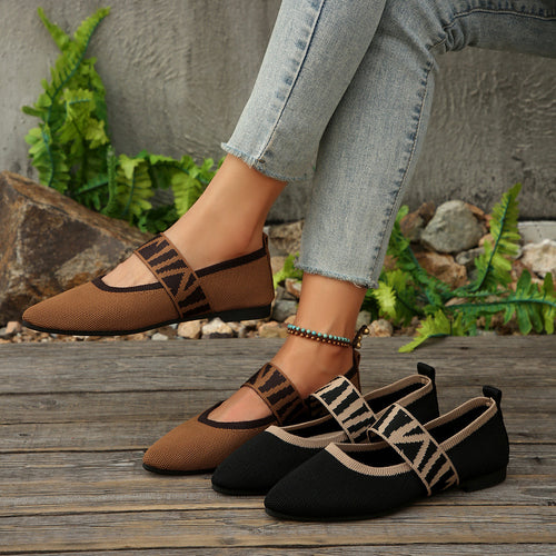 Damen elegante Slingback-Ballerinas R&B