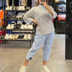 Damen lässige Freizeitbluse R&B
