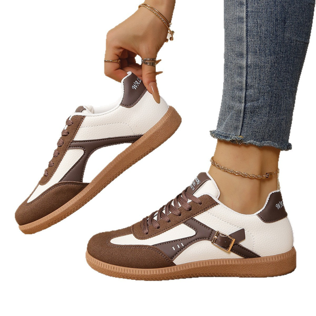 Damen Sportliche Sneakers im Casual-Look mit komfortabler Sohle R&B