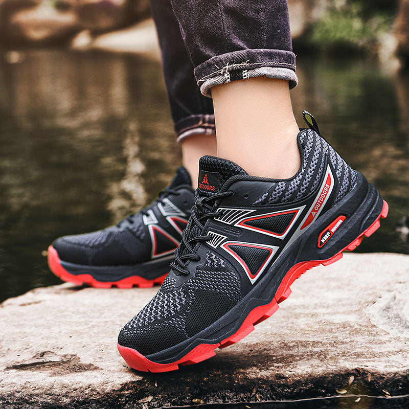 Damen Outdoor-Laufschuhe mit rutschfester Sohlenkonstruktion und atmungsaktivem Obermaterial R&B