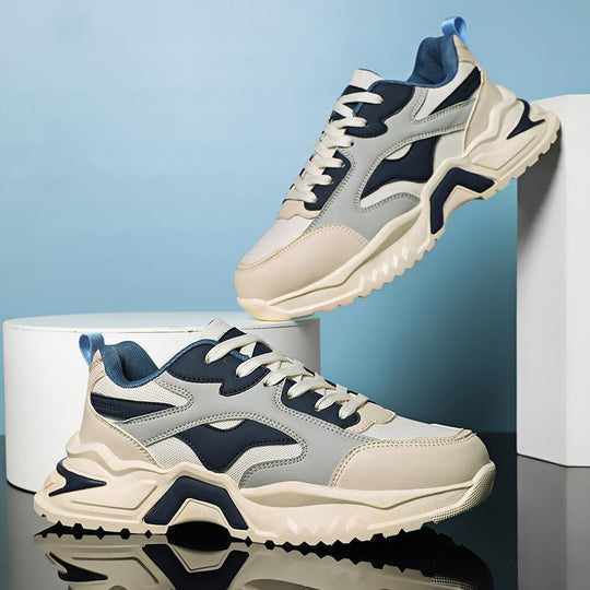 Damen Sportliche Chunky Sneakers mit atmungsaktiver Mesh-Oberfläche und rutschfester Sohle R&B