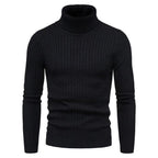 Herren Rollkragenpulli mit strukturiertem Zopfmuster R&B