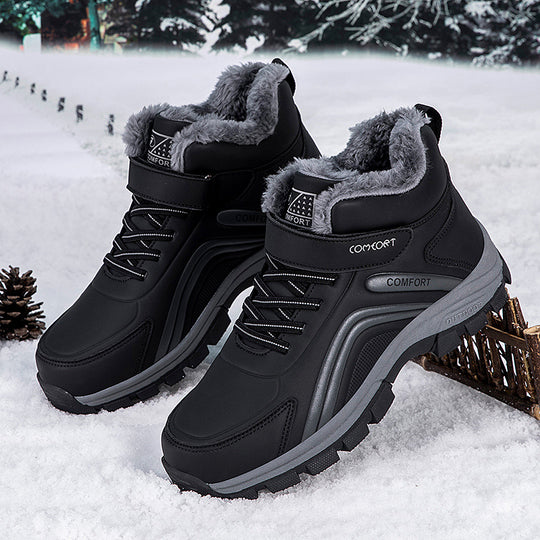 Damen wasserfeste Winterstiefel mit isolierendem Futter und rutschfester Sohle R&B
