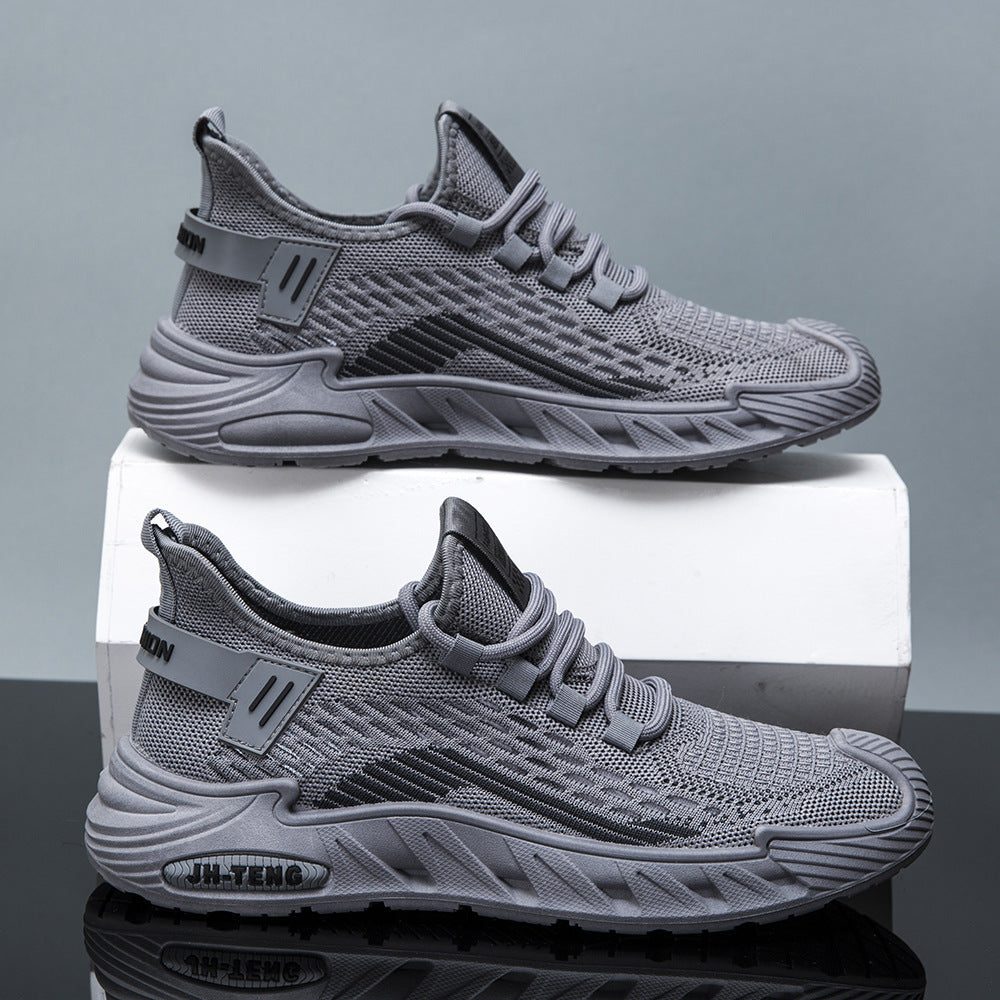 Damen Sportliche Laufschuh mit atmungsaktiver Mesh-Oberfläche und dämpfender Sohle R&B