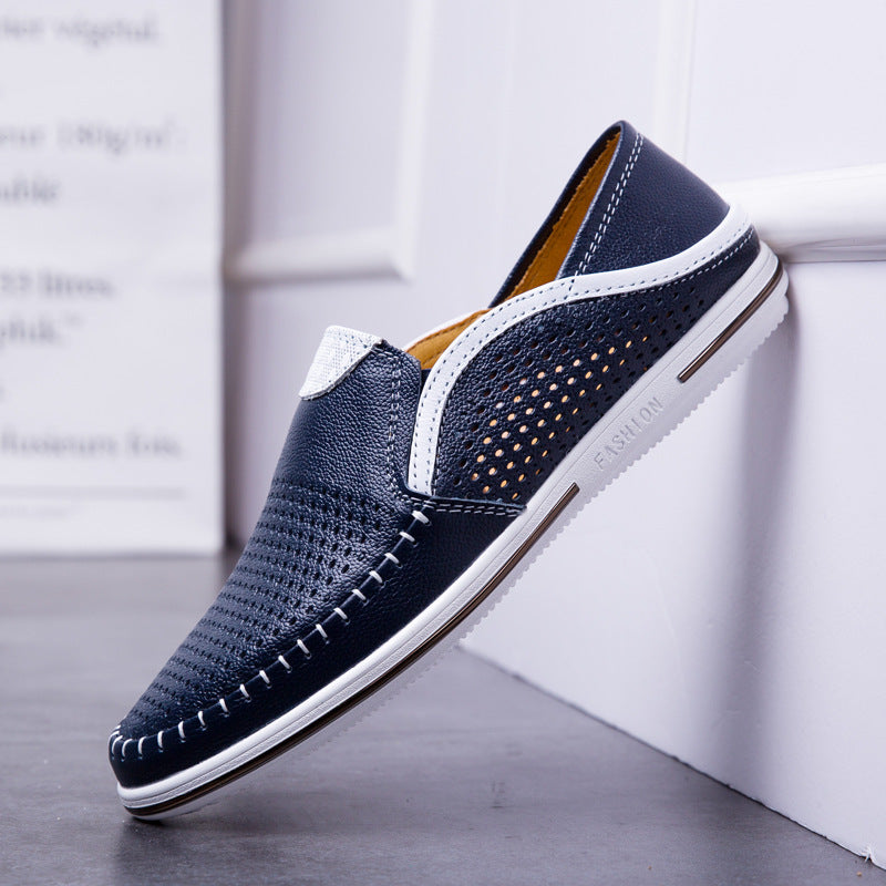 Herren Atmungsaktive Mokassins mit flexibler Sohle R&B