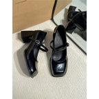 Damen elegante High Heel Pumps mit verstellbarem Riemen R&B