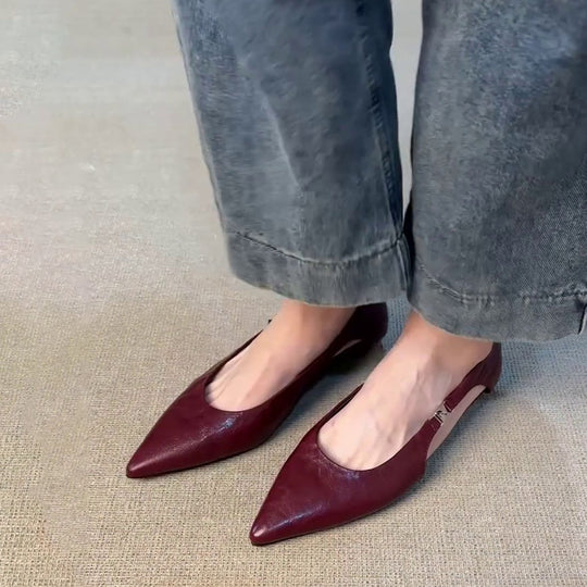 Damen Slingback-Ballerinas mit elegantem Cut-Out und bequemer Passform R&B