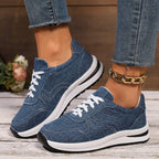 Damen Bequeme Freizeitsneaker mit atmungsaktiver Oberfläche R&B