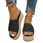 Damen Wedge-Sandaletten mit gepolstertem Fußbett R&B