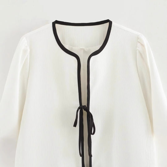 Damen lässige Arbeitsjacke mit praktischer Knopfdetail und modischen Taschen R&B