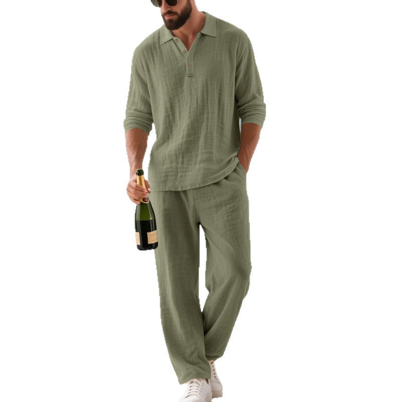 Herren Legeres Freizeit-Set aus atmungsaktivem Material R&B