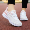 Damen Leichte Fitness-Sneaker mit atmungsaktiver Mesh-Oberfläche und bequemer Dämpfung R&B