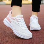 Damen Leichte Fitness-Sneaker mit atmungsaktiver Mesh-Oberfläche und bequemer Dämpfung R&B
