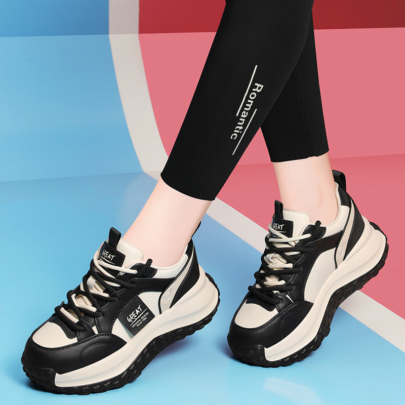 Damen Sportliche Chunky Sneakers mit dämpfender Sohle und rutschfestem Profil R&B