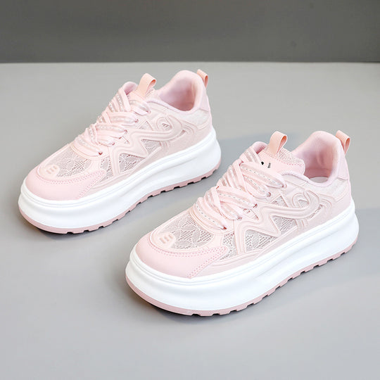 Damen Sportliche Sneakers mit atmungsaktiver Mesh-Oberfläche und dämpfendem Fußbett R&B