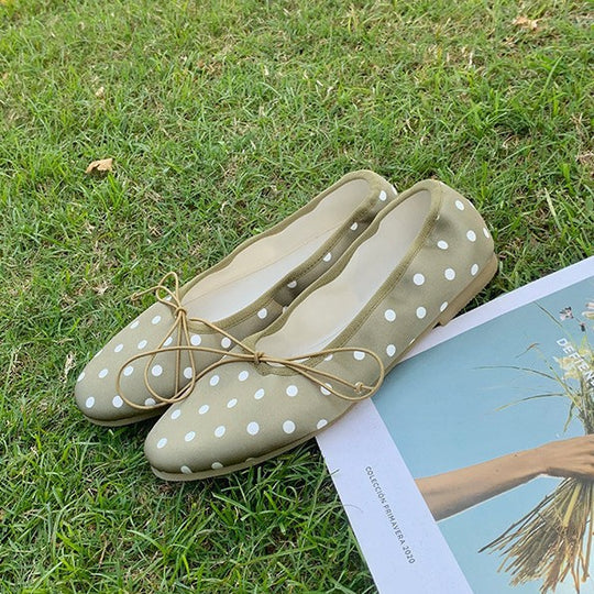 Damen Ballerinas mit femininem Schleifenakzent und weicher Innensohle R&B