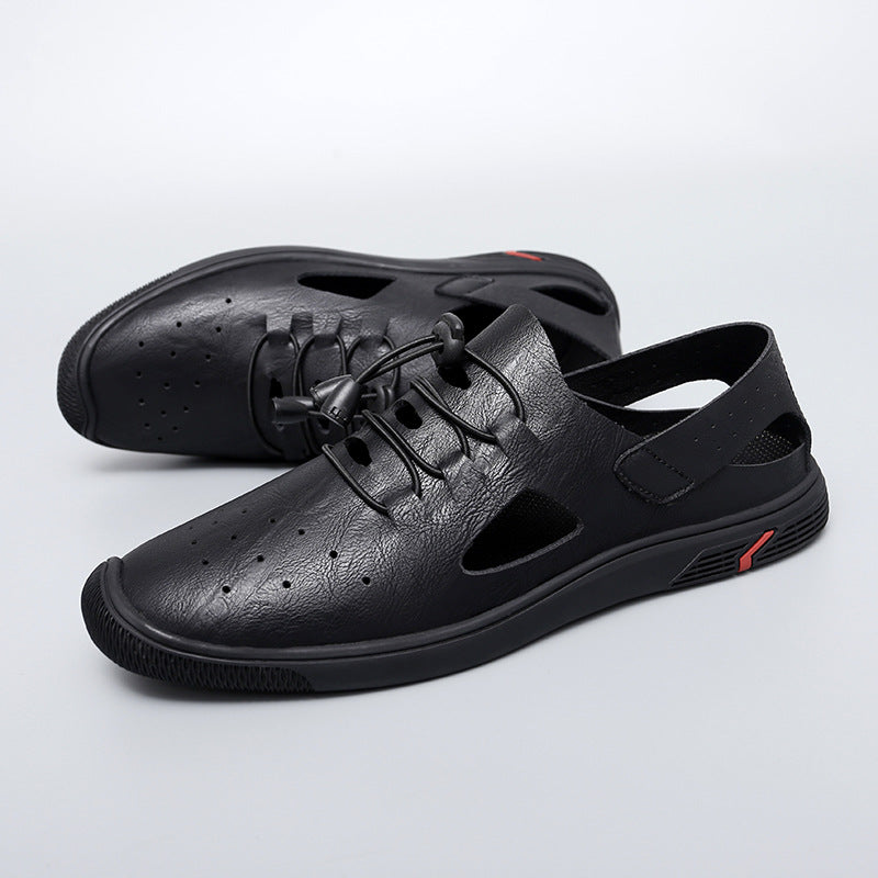Damen Atmungsaktive Freizeit-Sandalen mit elastischem Schnellschnürsystem R&B