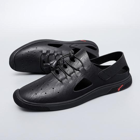 Damen Atmungsaktive Freizeit-Sandalen mit elastischem Schnellschnürsystem R&B
