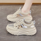 Damen Sportliche Sneakers mit atmungsaktivem Netz-Obermaterial von R&B