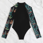 Damen Langärmliger Neopren-Schwimmanzug R&B