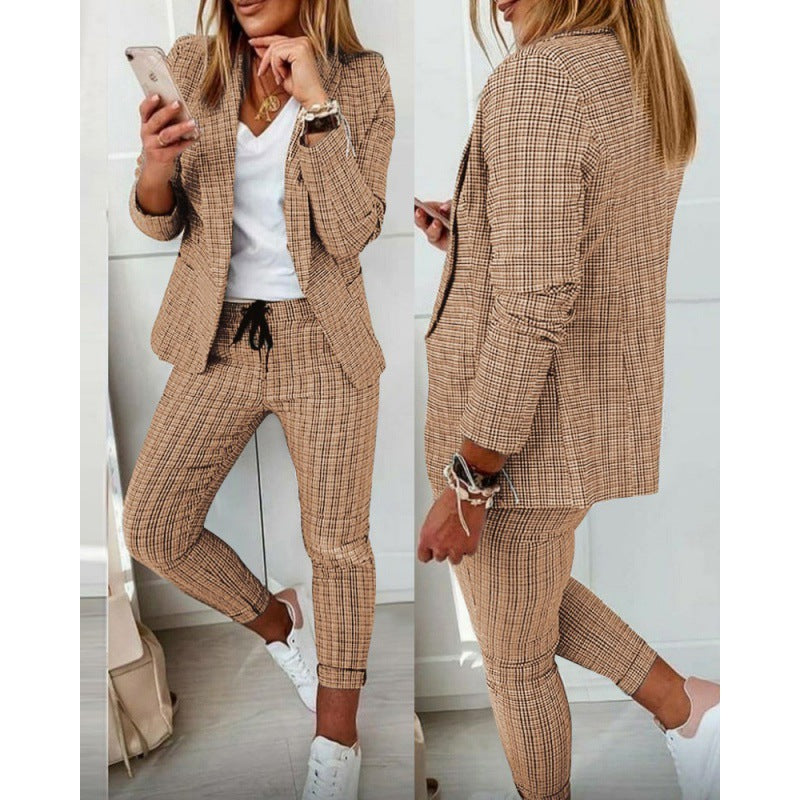 Damen Blazer und Hose Set R&B