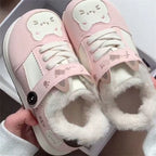 Damen Warmfutter Sneaker mit verspielt Tiermotiven R&B