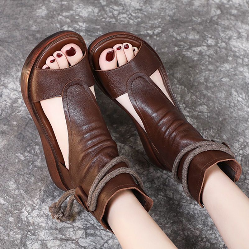 Damen Exklusive Boutique Sandalen mit modischem Design und innovativem Fersenverschluss R&B